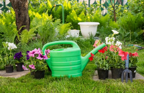 Low-carbon van used for sustainable landscaping waste collection